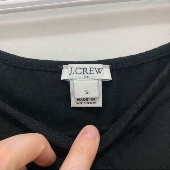 J Crew Factory Black One Sleeve Tank Top Size Small - Picture 5 of 8